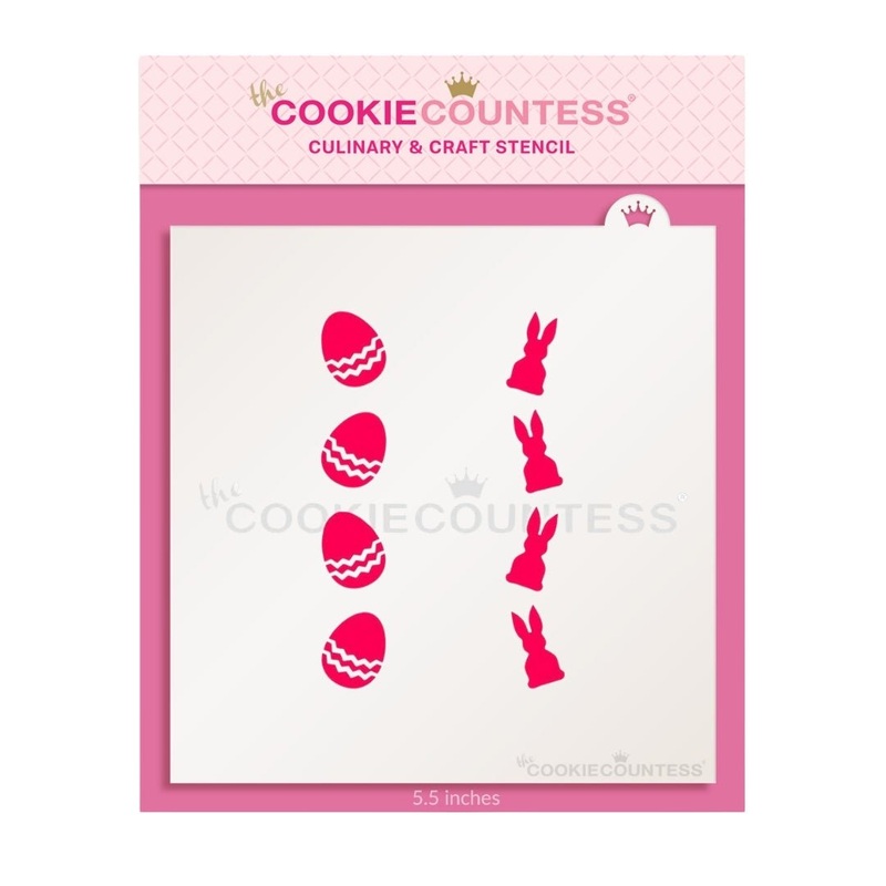 Eggs & Bunnies Vertical Stick Stencil