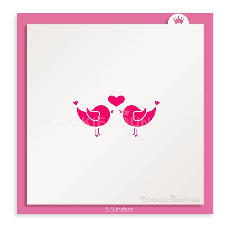Love Birds Stencil