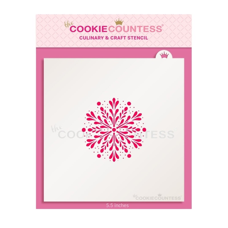 Pretty Snowflake Stencil