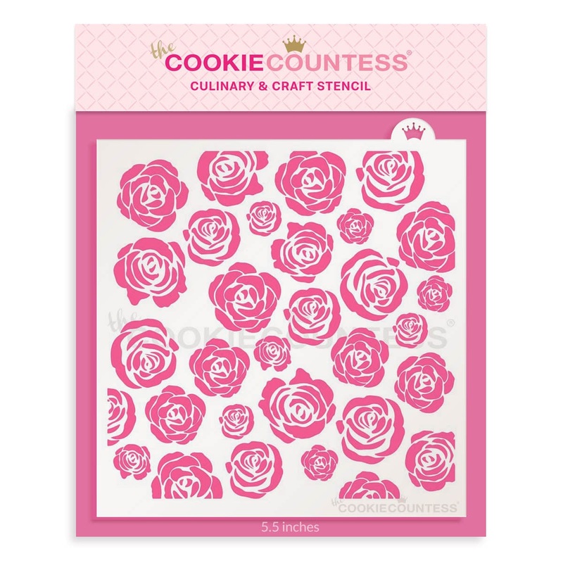 Rose Garden Stencil