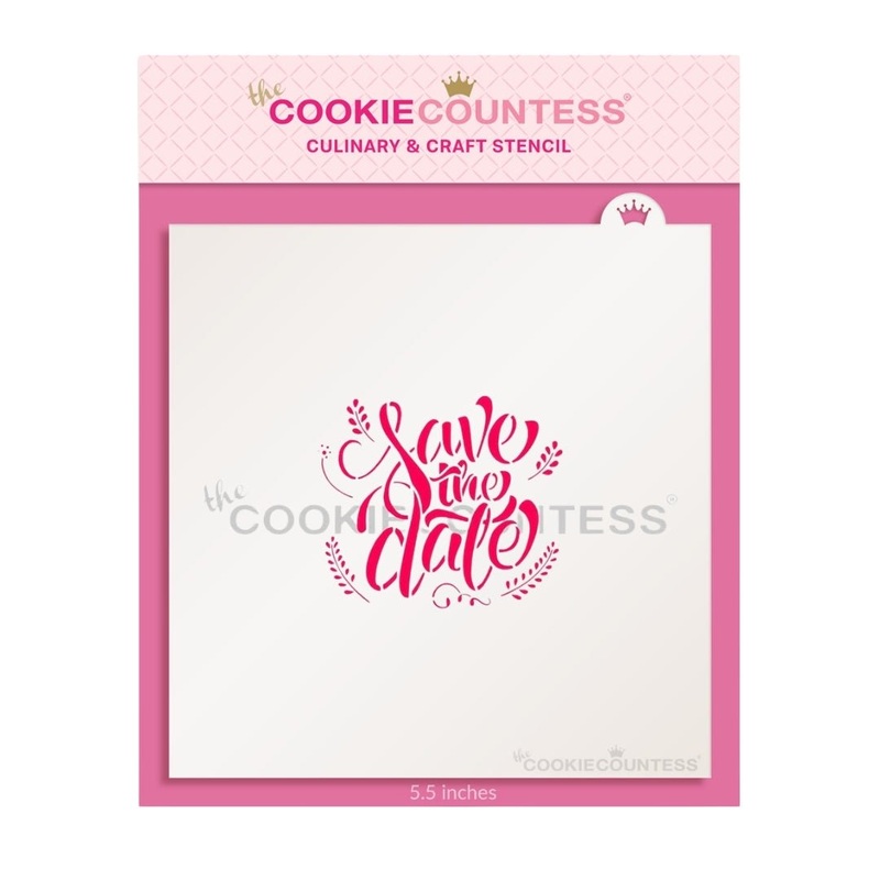 Save the Date Stencil