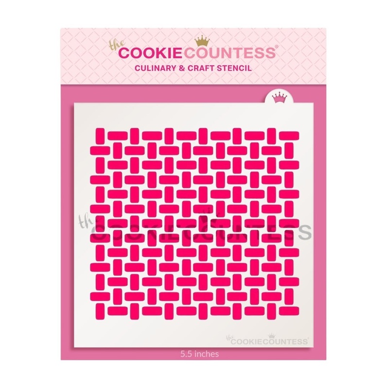 Basketweave Stencil