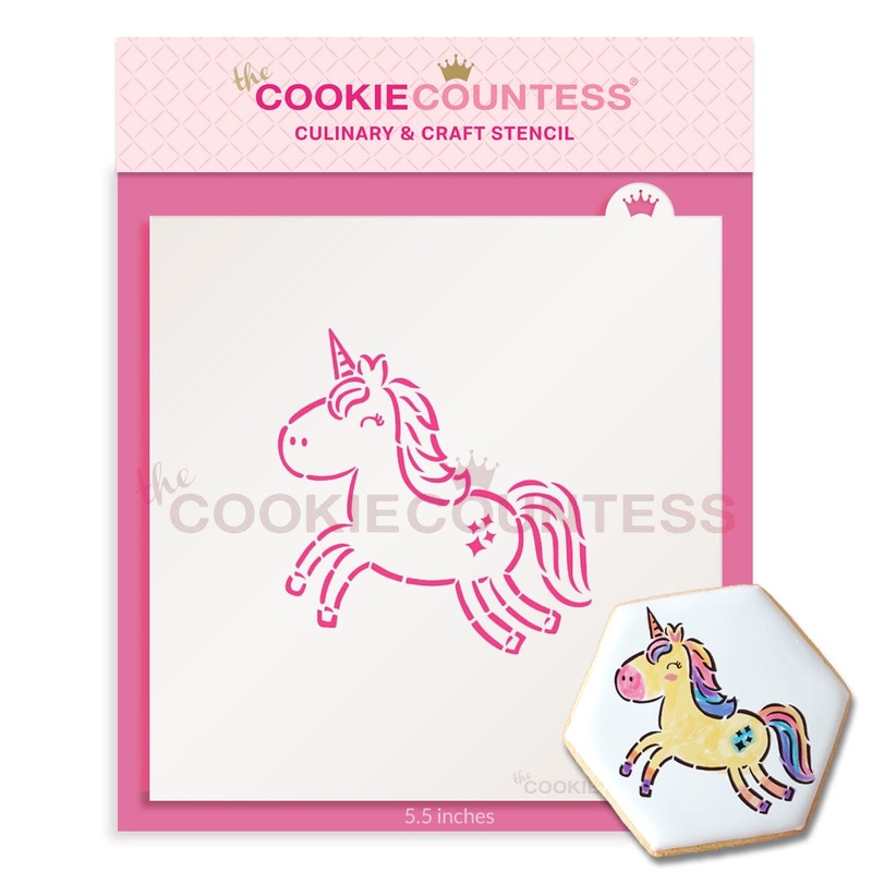 Cutie Unicorn PYO Stencil