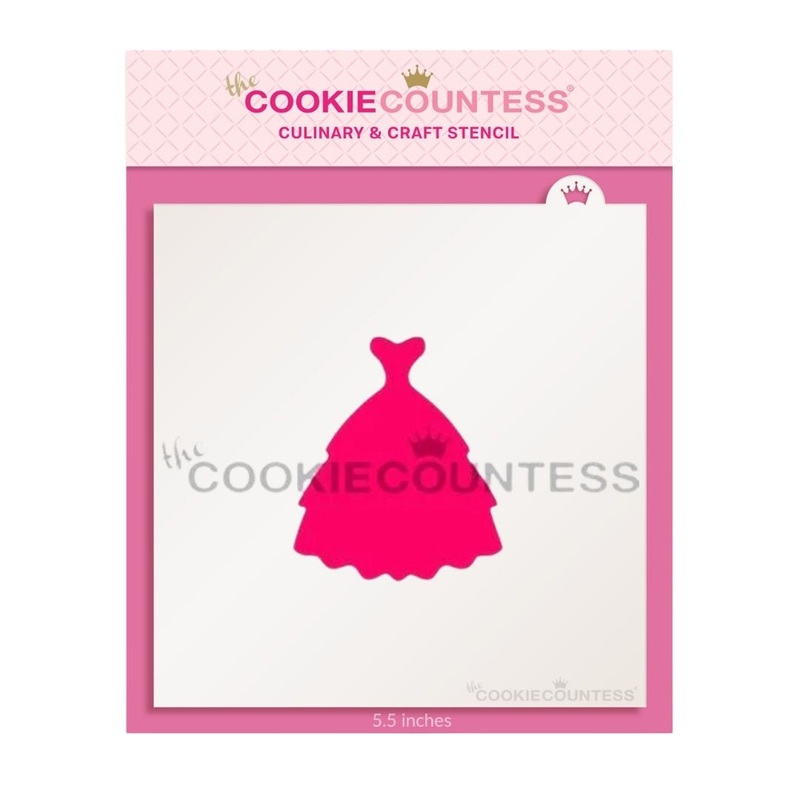 Dress Silhouette Stencil