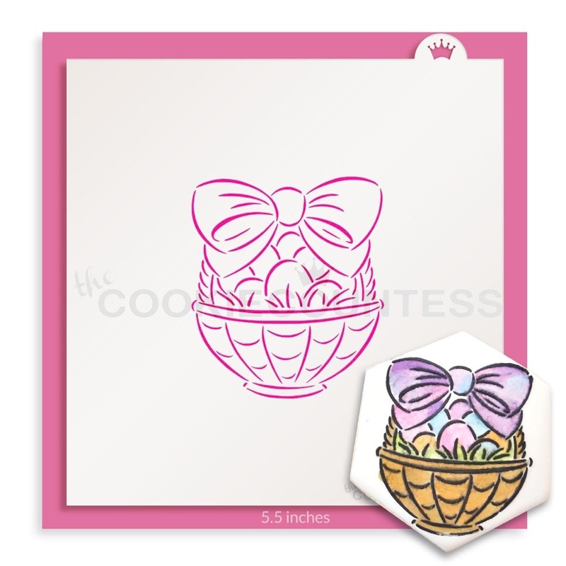 Easter Basket PYO Stencil - Drawn by Krista