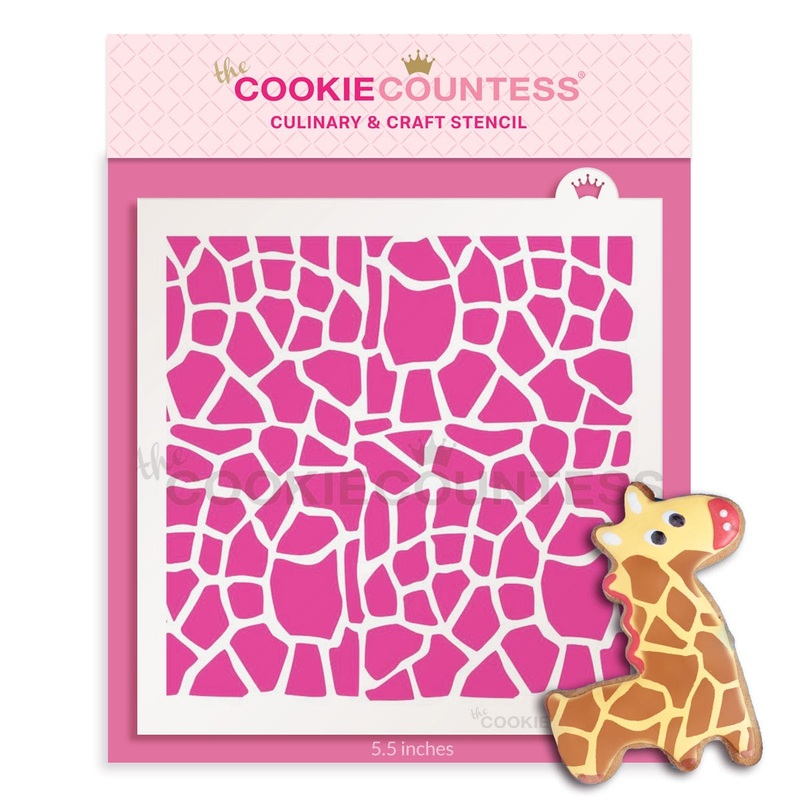 Giraffe Print Stencil
