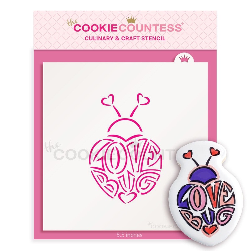 Love Bug PYO Stencil - Drawn by Krista