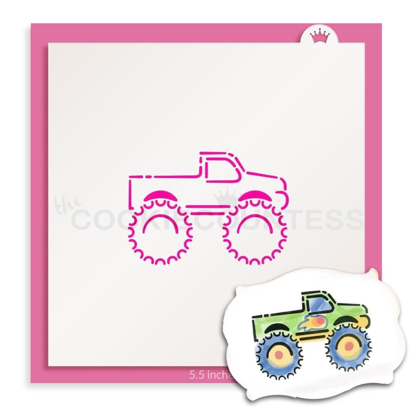 Monster Truck PYO Stencil