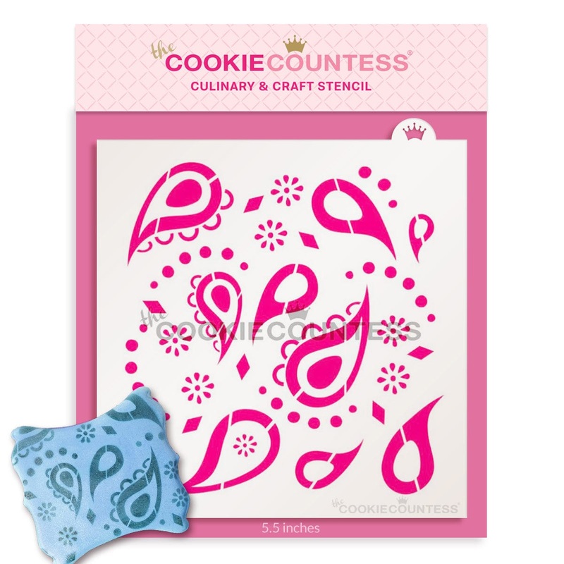 Paisley Pattern Stencil