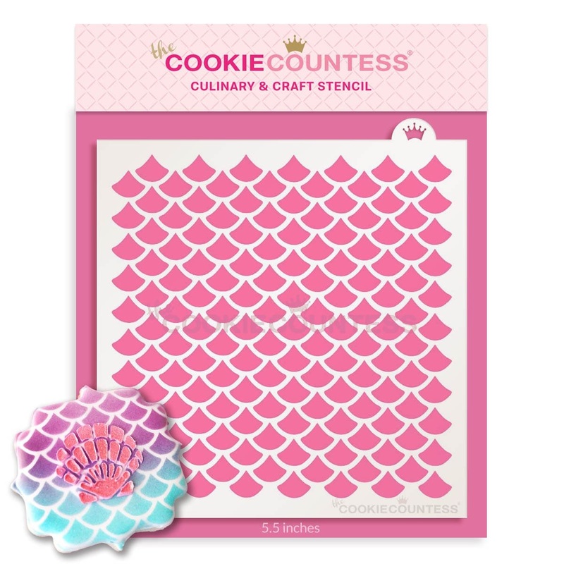 Scales Pattern Stencil
