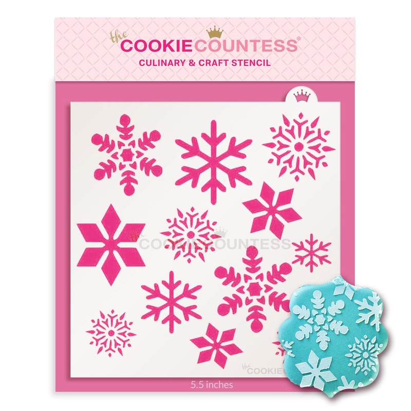 Snowflakes 2 Stencil