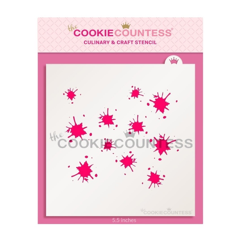 Splatters Stencil