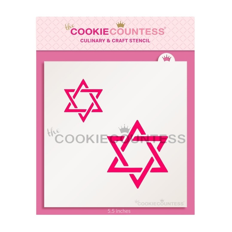 Star of David 2 sizes Stencil