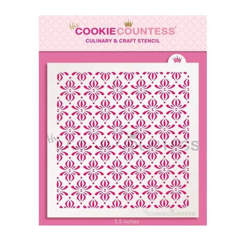 Twirly Pattern Stencil