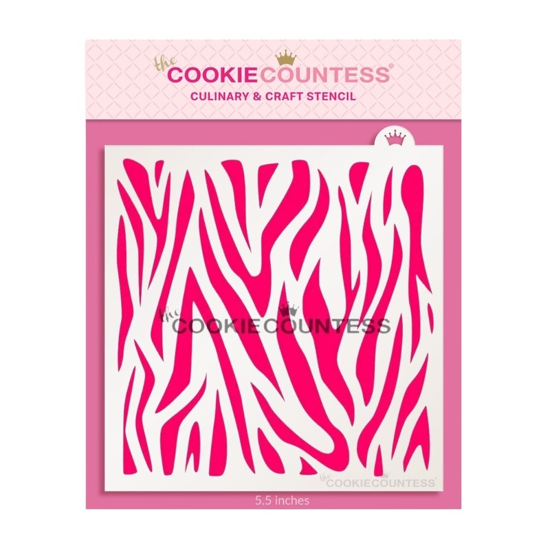 Zebra Pattern Stencil