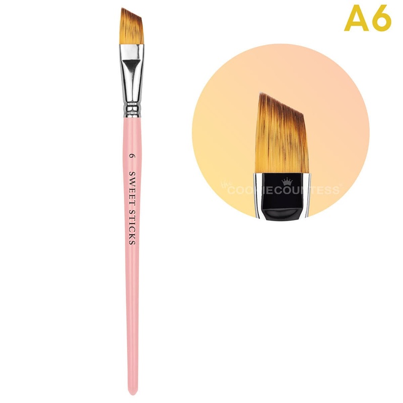 Angular Flat Brush #6
