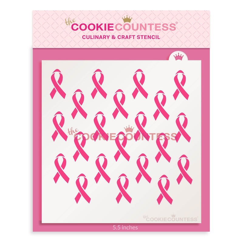 Awareness Ribbon Stencil