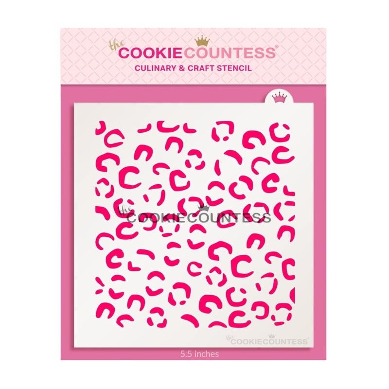 Cheetah Print Stencil