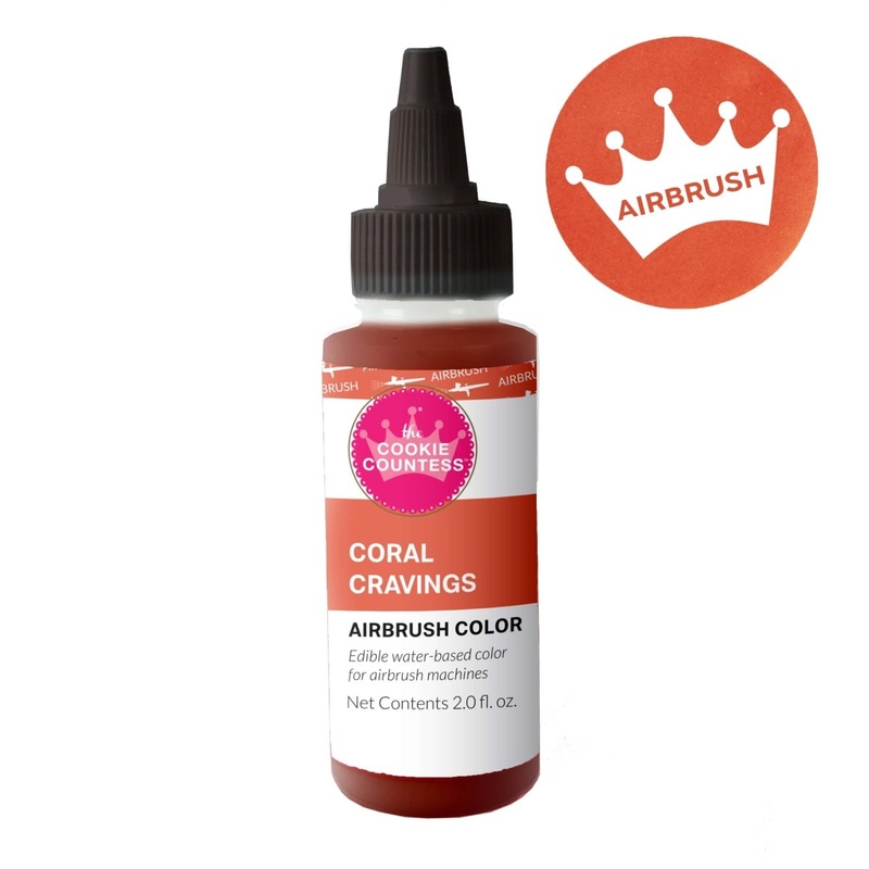 Cookie Countess - Coral Cravings edible airbrush color 2oz