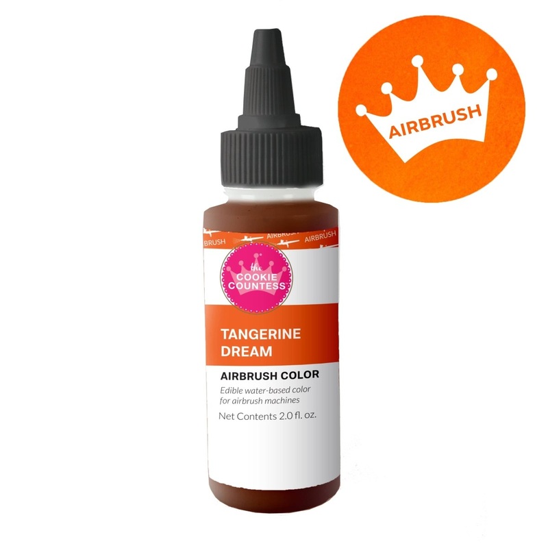 Cookie Countess - Tangerine Dream edible airbrush color 2oz