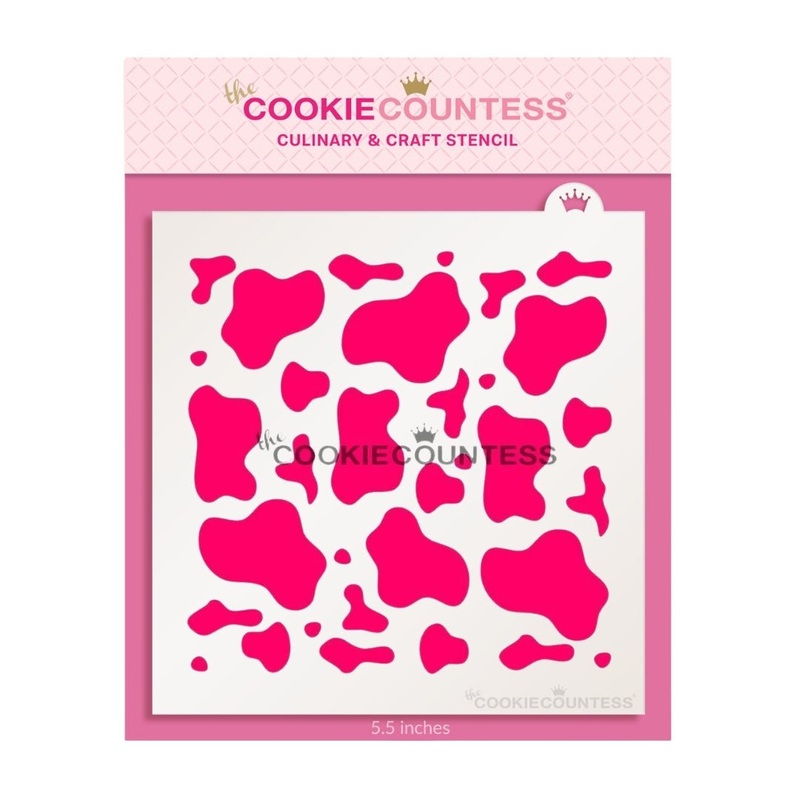 Cow Print Stencil