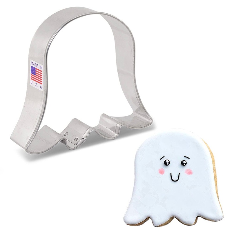 Cute Ghost / Tulip Cookie Cutter 3 1/2 x 3 3/8"