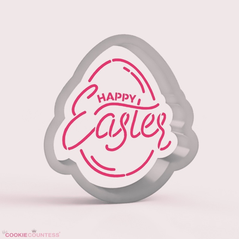 Easter Egg: Happy Easter - Cookie Cutter