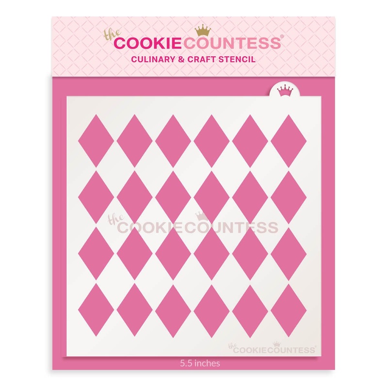 Harlequin Pattern Stencil