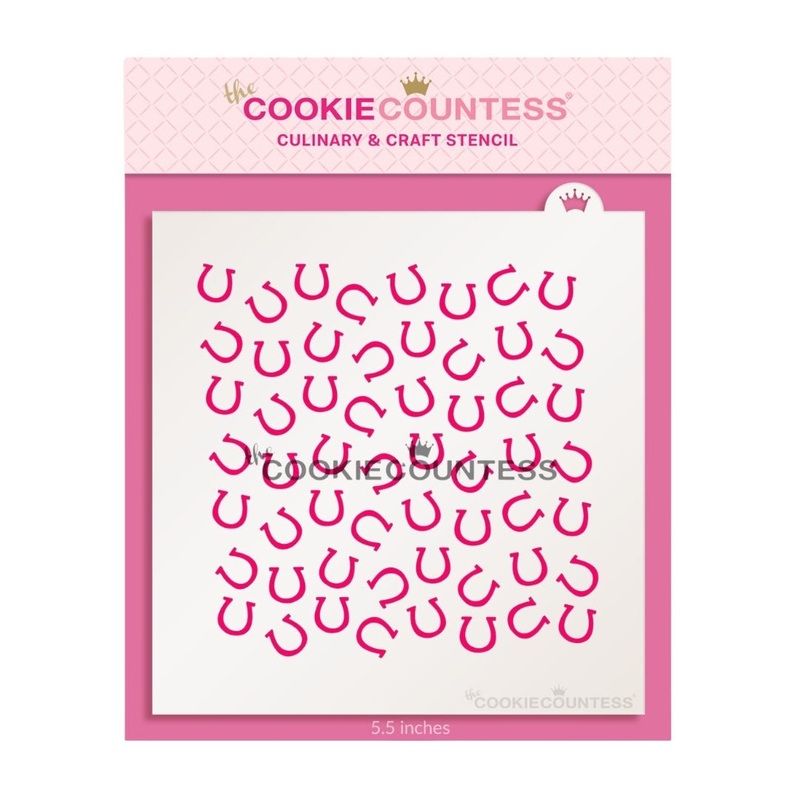 Horseshoes Stencil