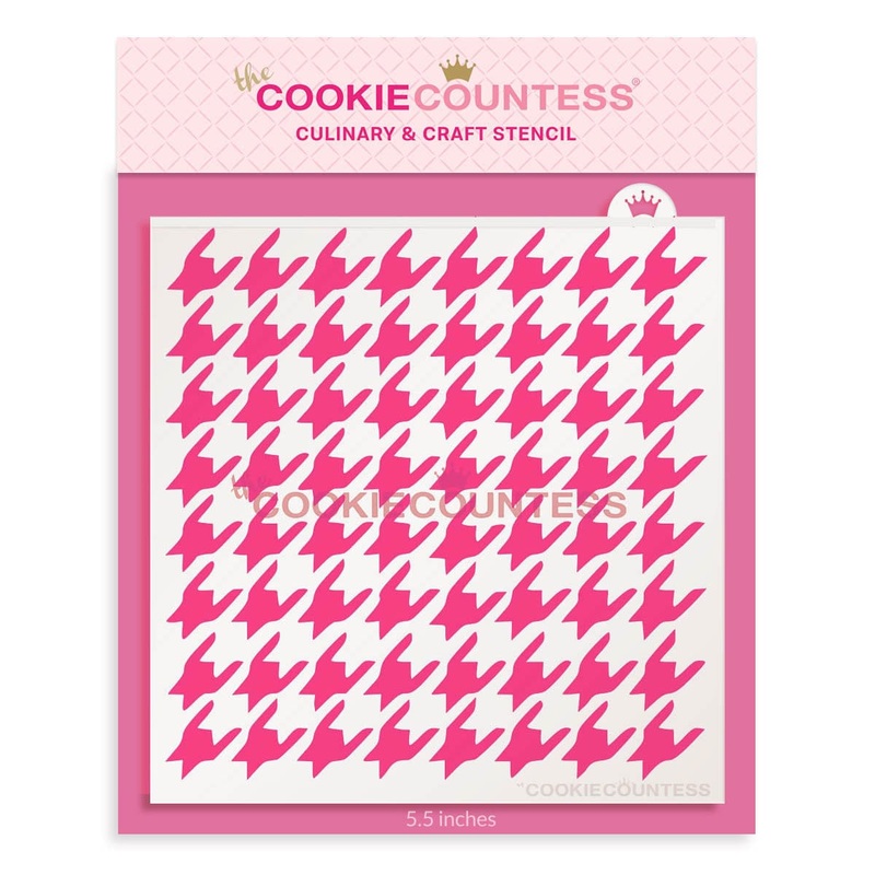 Houndstooth Pattern Stencil