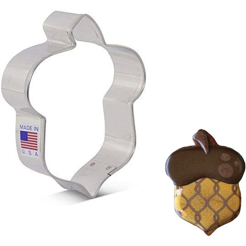 Large Acorn Cookie Cutter 3 1/2"