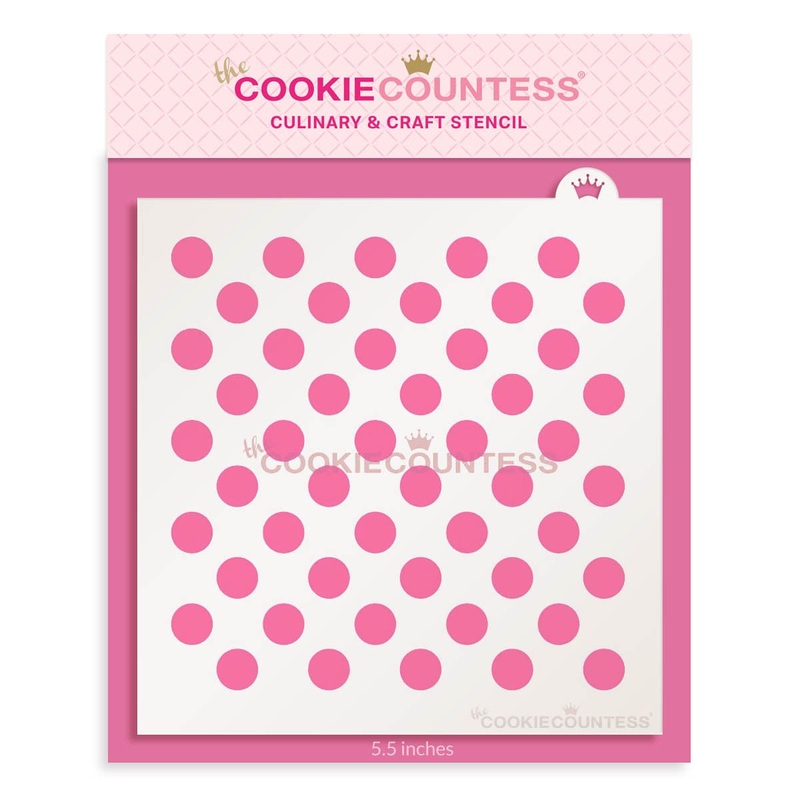 Medium Polka Dots Stencil