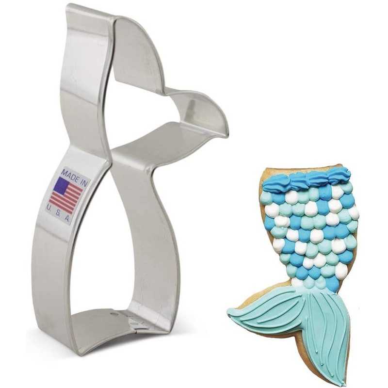 Mermaid Tail Cookie Cutter 4 1/4"