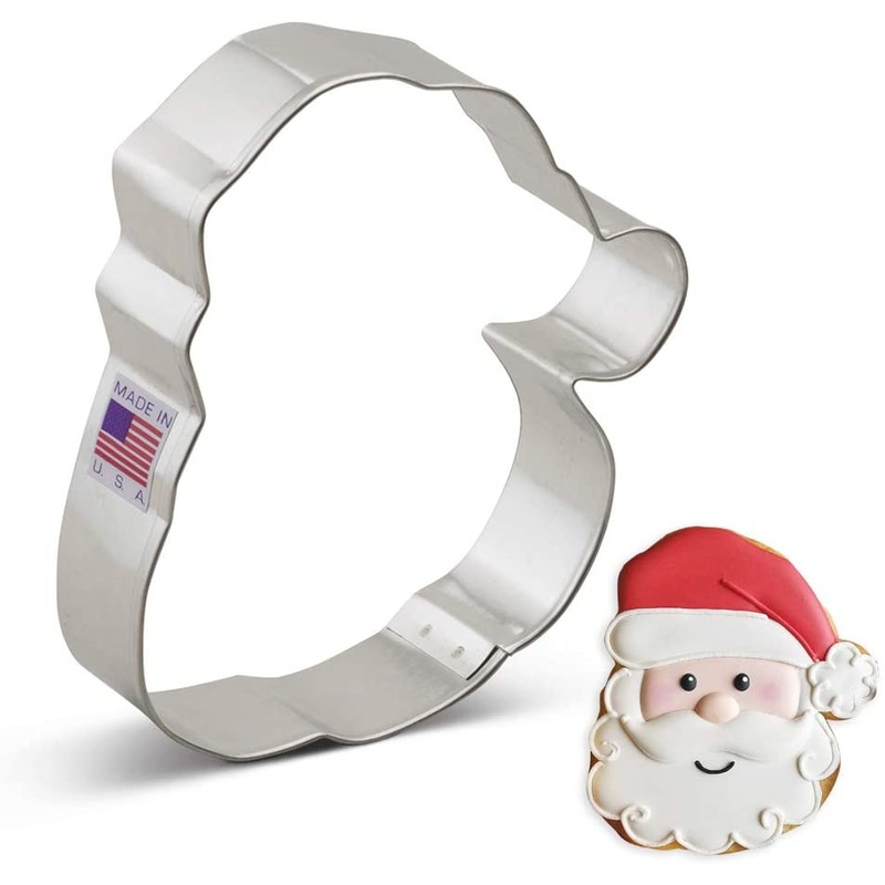 Santa Face Cookie Cutter 4 1/4"