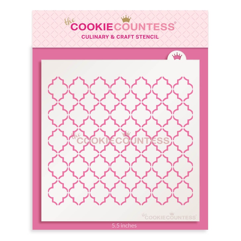 Small Quatrefoil Stencil