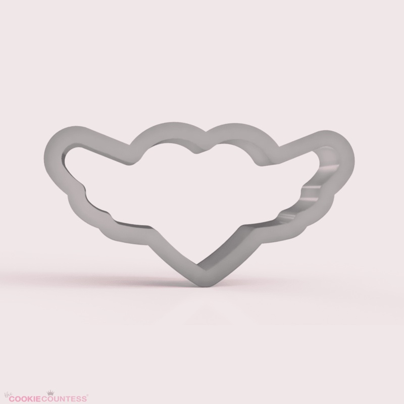 Winged Heart - Cookie Cutter
