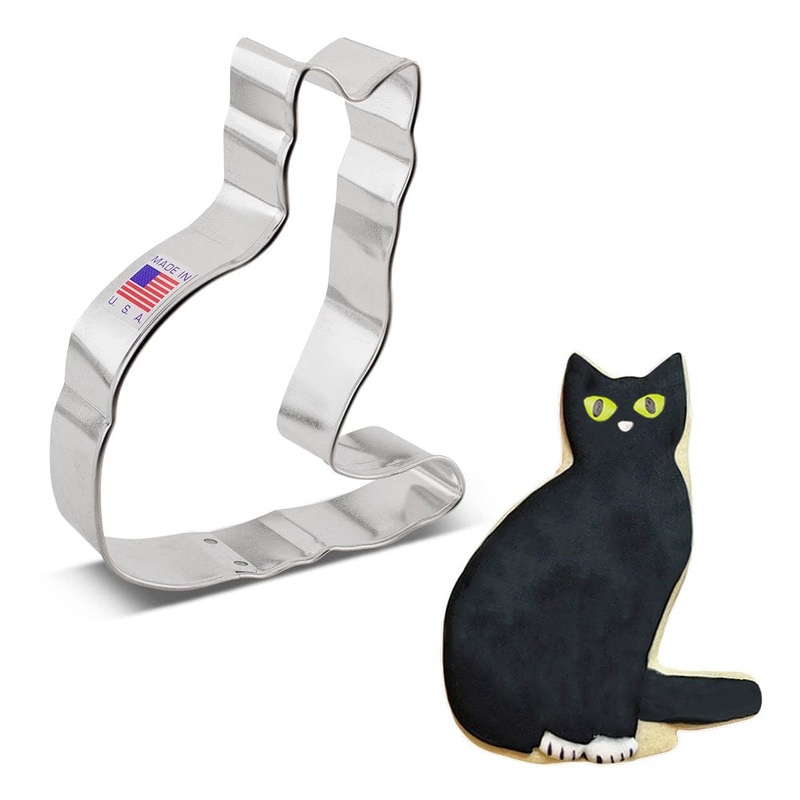 Cat With Tail Cookie Cutter