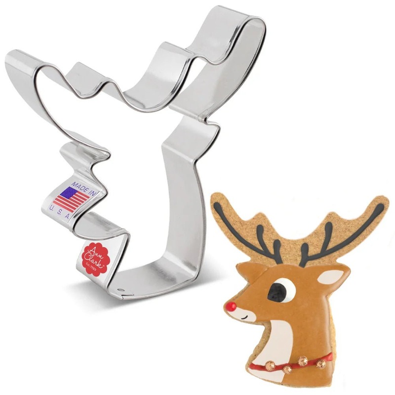 Deer Head Cookie Cutter 4"