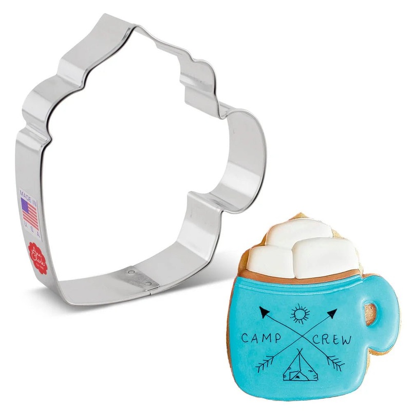 Hot Cocoa or Coffee Mug Cookie Cutter 3 7/8"