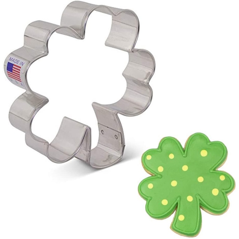 Large Four Leaf Clover Cookie Cutter 3 3/4" x 3 1/2"