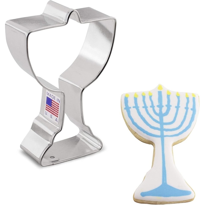 Menorah Cookie Cutter 3 3/4" x 2 1/4"