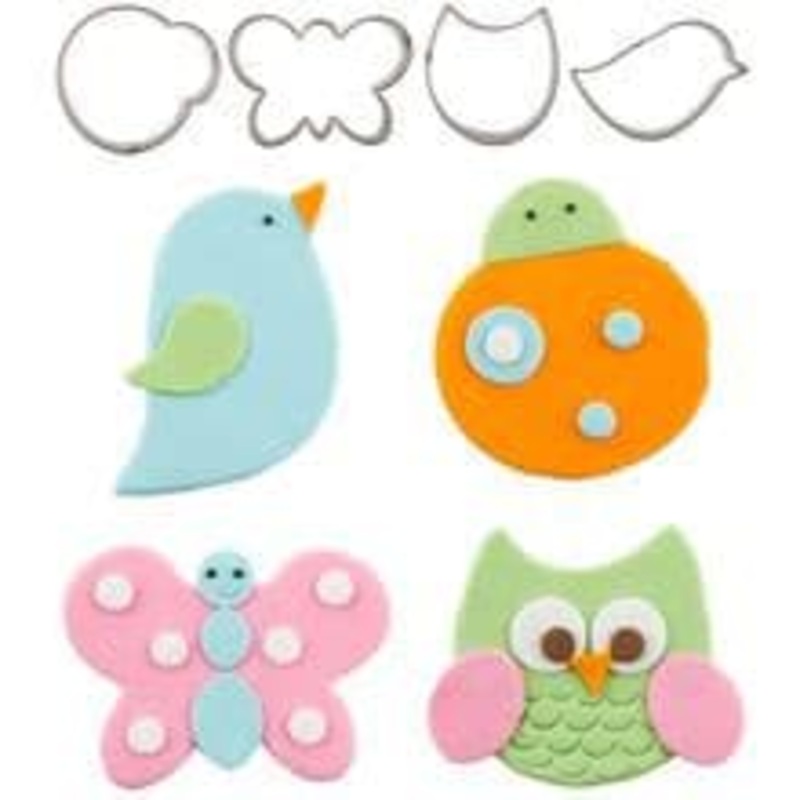 Mini Cookie Cutter Set- Fluttering Friends