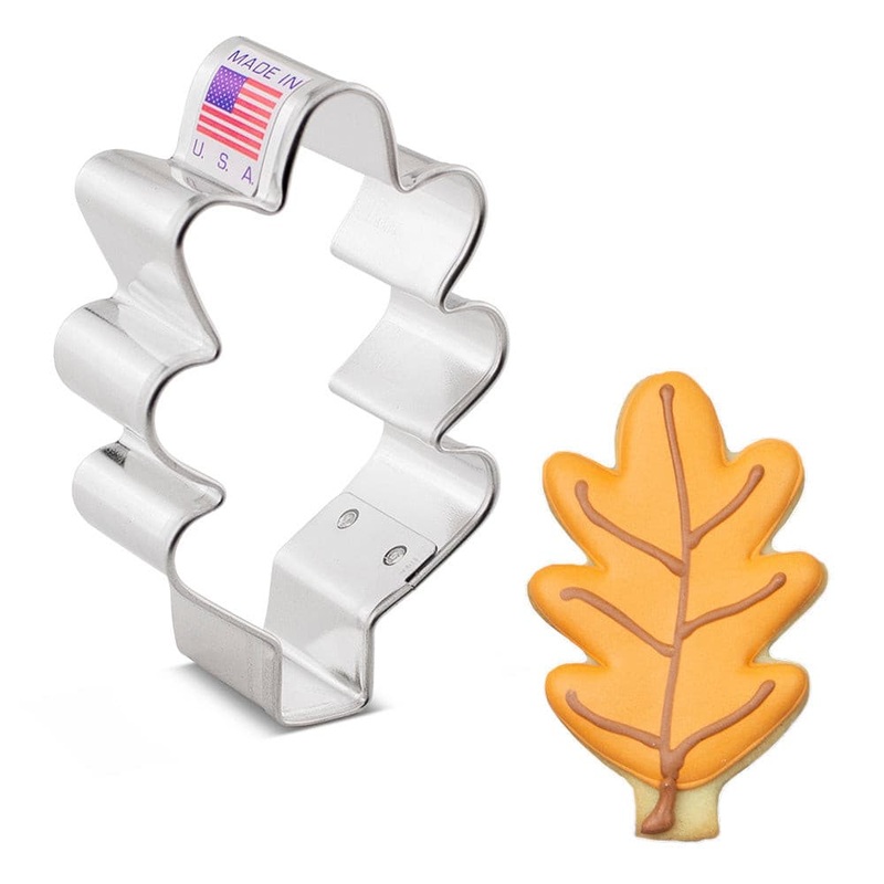 MINI Oak Leaf Cookie Cutter 2"
