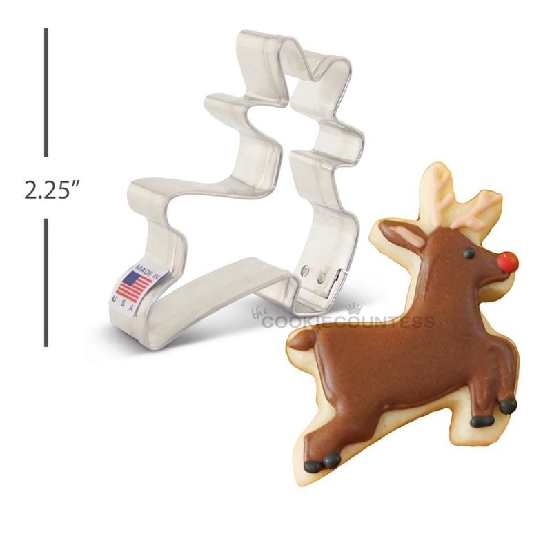 MINI Reindeer Cookie Cutter 2 1/4"
