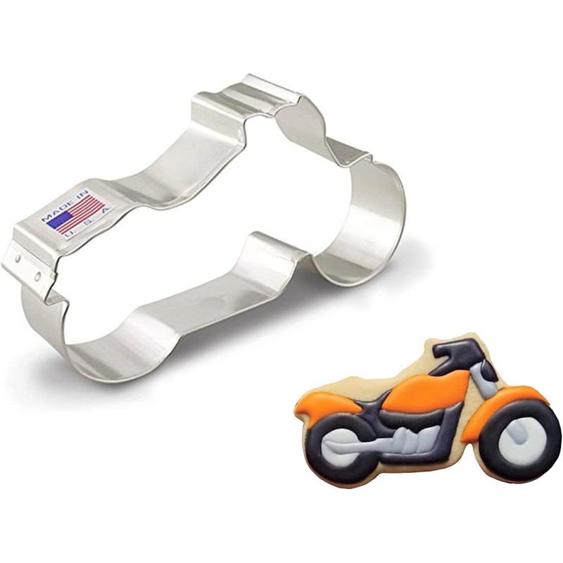 Motorcycle Cookie Cutter 5"