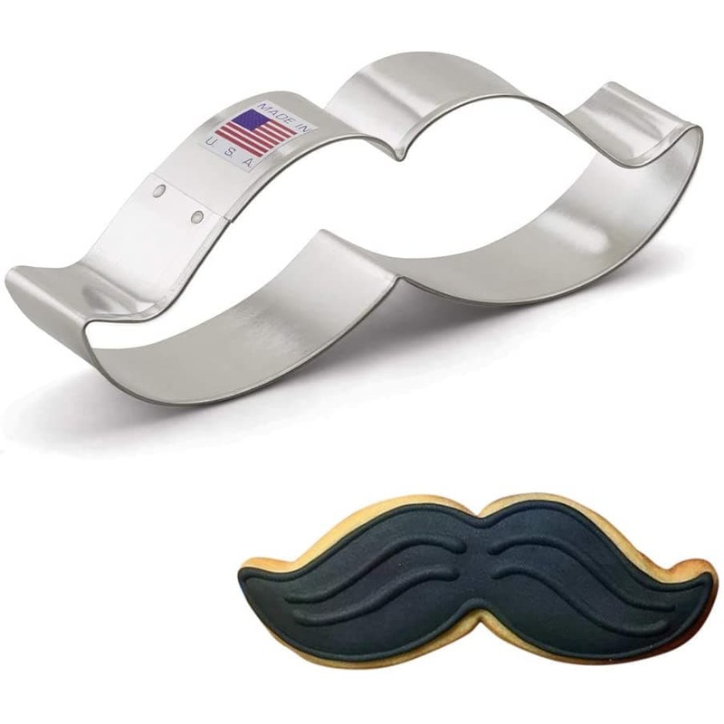 Mustache Cookie Cutter 5 1/4"
