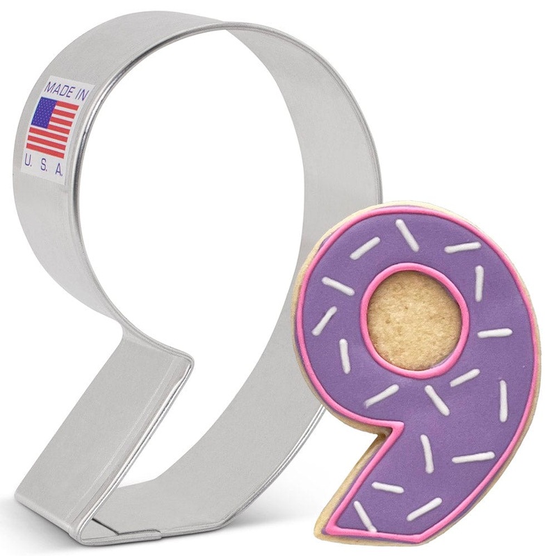Number 6 or 9 Cookie Cutter 3 1/4"