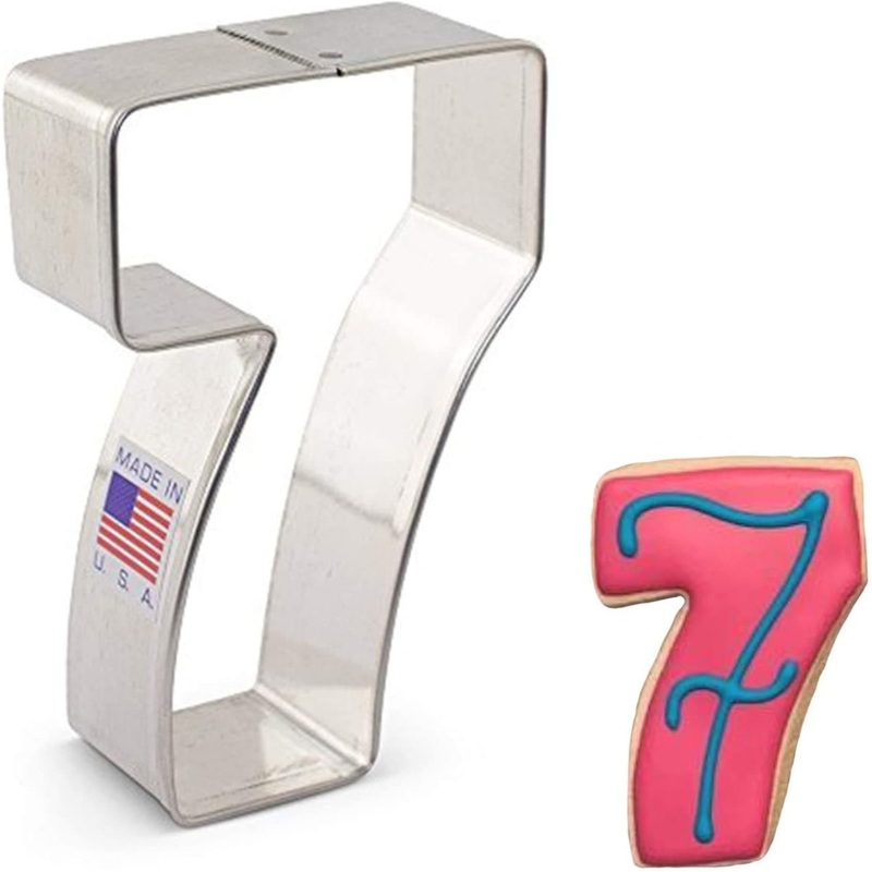 Number 7 Cookie Cutter 3 1/4"