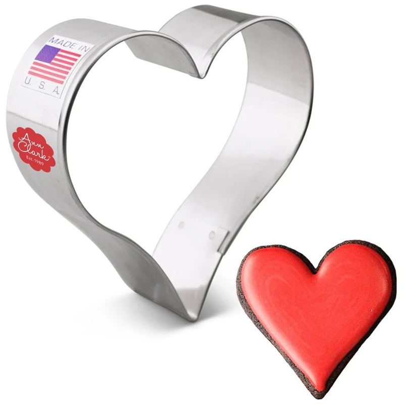 Pointed Heart Cookie Cutter 3 1/4"