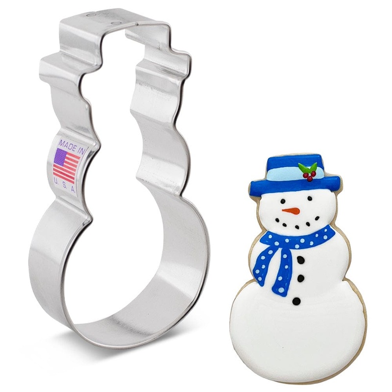 Snowman Cookie Cutter 4" x 2"